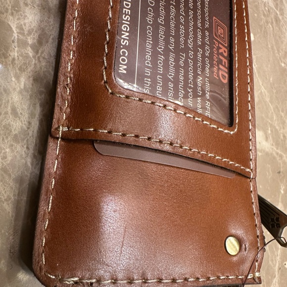 Patricia Nash box set Tooled Claire Satchel and Gela CC Case Florence New in box - Picture 16 of 16